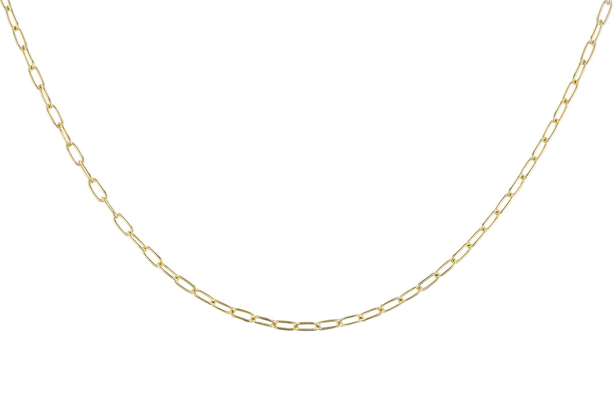 A300-96450: PAPERCLIP SM (8IN, 2.40MM, 14KT, LOBSTER CLASP)