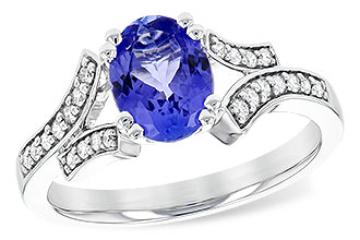 B217-33723: LDS RG 1.15 TANZANITE 1.30 TGW