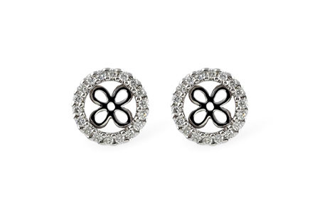 C214-58205: EARRING JACKETS .30 TW (FOR 1.50-2.00 CT TW STUDS)