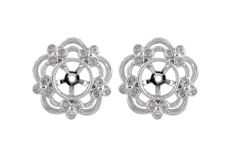 D212-76450: EARRING JACKETS .16 TW (FOR 0.75-1.50 CT TW STUDS)
