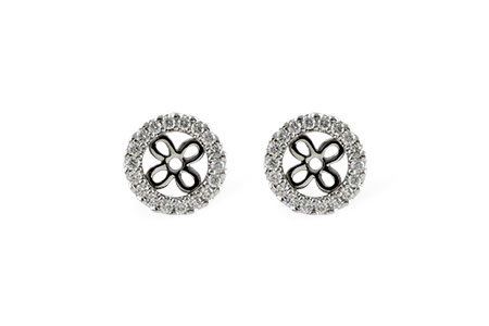 D214-58196: EARRING JACKETS .24 TW (FOR 0.75-1.00 CT TW STUDS)