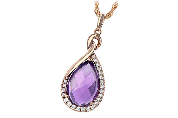 E216-44632: NECK 3.91 AMETHYST 4.10 TGW