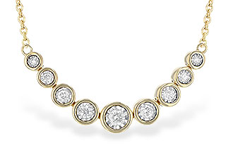 F217-31841: NECKLACE .25 TW (18")