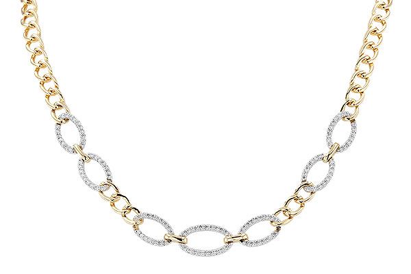 G300-92768: NECKLACE 1.12 TW (17")(INCLUDES BAR LINKS)