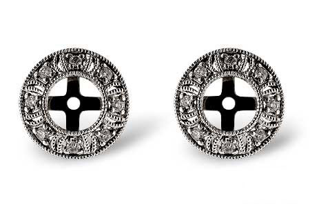 K027-35468: EARRING JACKETS .12 TW (FOR 0.50-1.00 CT TW STUDS)
