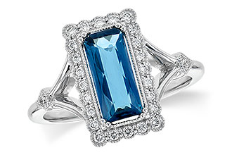 K217-32804: LDS RG 1.58 LONDON BLUE TOPAZ 1.75 TGW