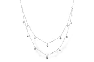 M300-91895: NECKLACE .22 TW (18 INCHES)