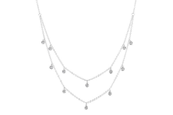 M300-91895: NECKLACE .22 TW (18 INCHES)